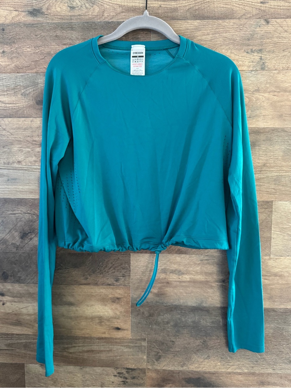 Gymshark Sweat Seamless Long Sleeve Crop Top - Picture 2 of 9